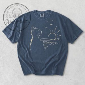 Trendy Summer T-Shirt, Cute Cat Tee 5 Trendy Summer T Shirt Cute Cat Tee wenpearls.com 1