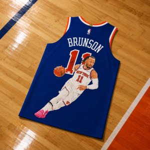 Brunson 11 Basketball Jersey with Special Inspired Artwork