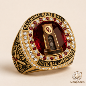 Oklahoma Baseball 2026 National Champions Ring Replica