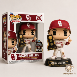 Jaxon Willits Oklahoma Sooners MVP 2026 Baseball Funko Pop Figure