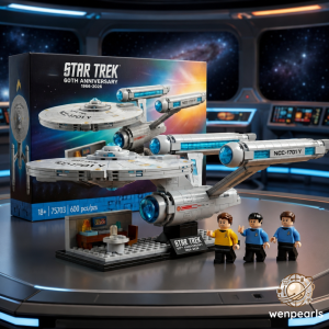 Star Trek U.S.S. Enterprise NCC-1701D 60th Anniversary Building Block Set