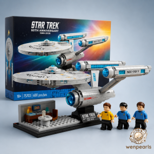 Star Trek U.S.S. Enterprise NCC-1701D 60th Anniversary Building Block Set