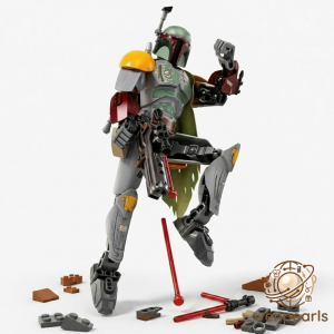 Boba Fett Buildable Figure Sci Fi Building Toy Collectible