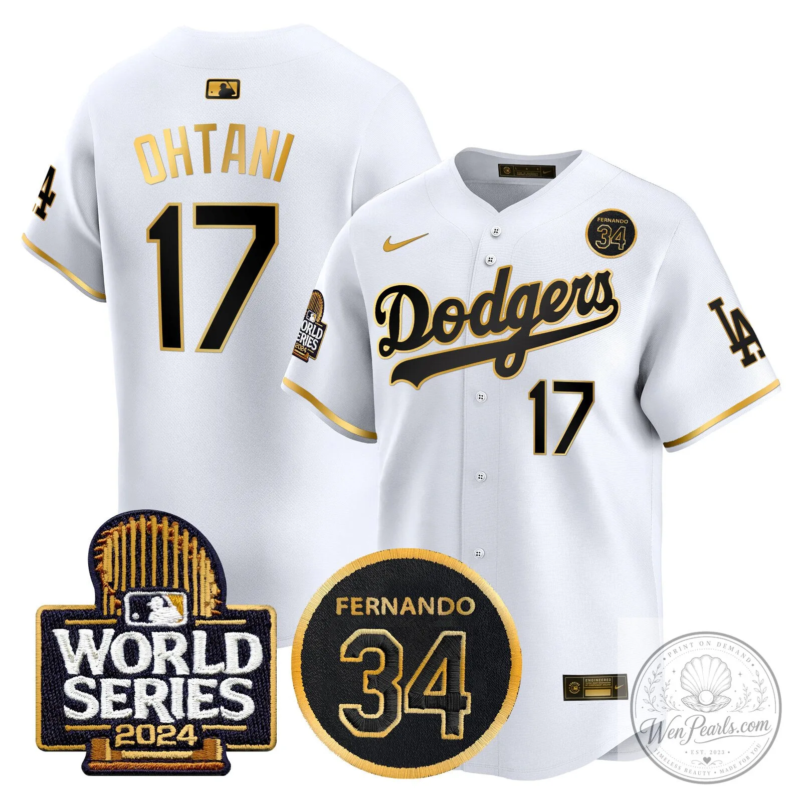 Dodgers Fernando Valenzuela Black Gold Number 34 World Series Baseball Jersey 65 Dodgers Fernando Valenzuela Black Gold Number 34 World Series Baseball Jersey