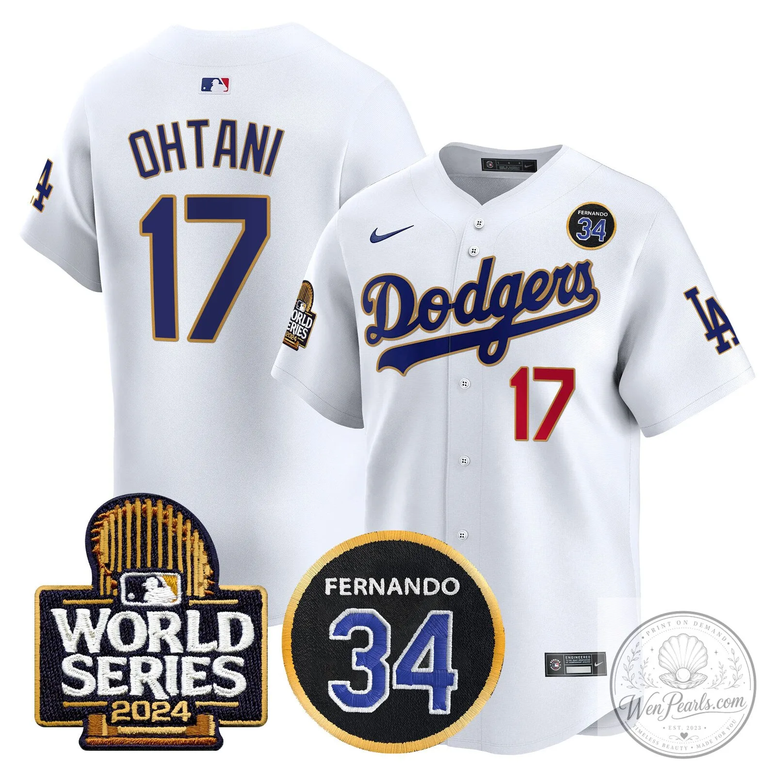 Dodgers Fernando Valenzuela Black Gold Number 34 World Series Baseball Jersey 75 Dodgers Fernando Valenzuela Black Gold Number 34 World Series Baseball Jersey