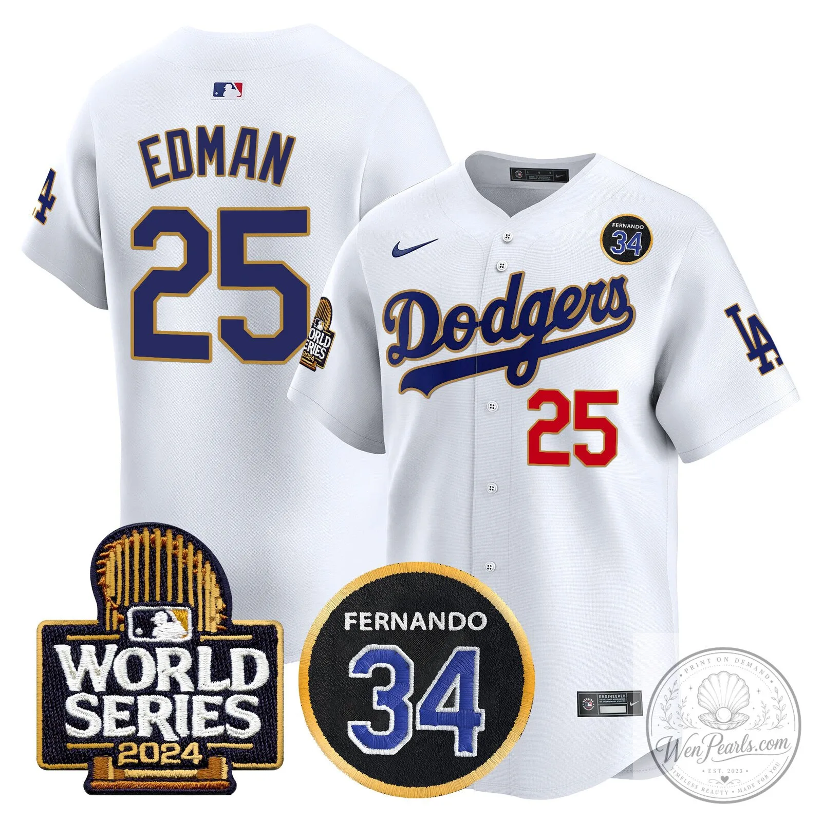 Dodgers Fernando Valenzuela Black Gold Number 34 World Series Baseball Jersey 82 Dodgers Fernando Valenzuela Black Gold Number 34 World Series Baseball Jersey