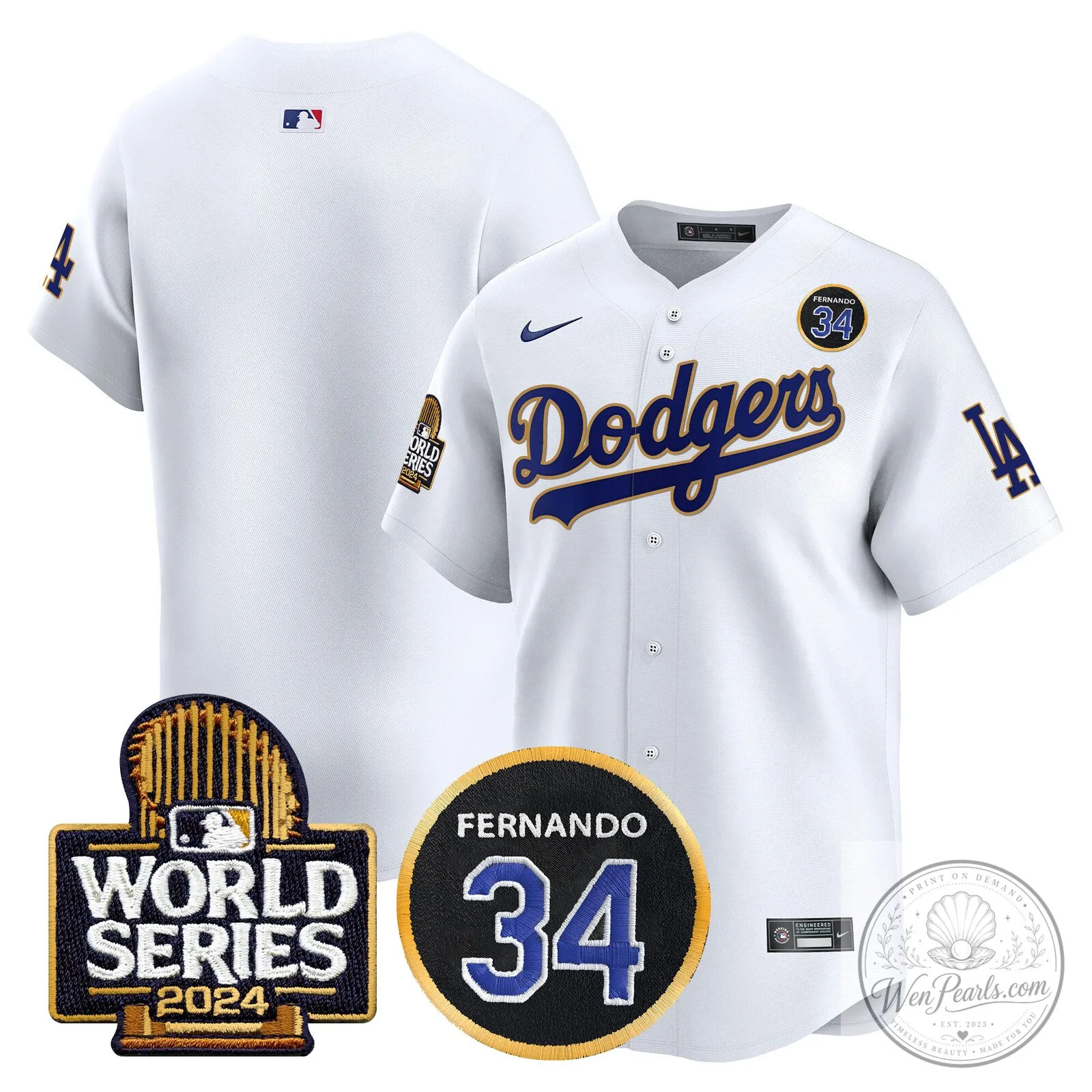 Dodgers Fernando Valenzuela Black Gold Number 34 World Series Baseball Jersey 83 Dodgers Fernando Valenzuela Black Gold Number 34 World Series Baseball Jersey