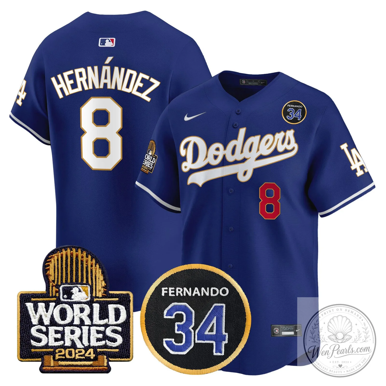 Dodgers Fernando Valenzuela Black Gold Number 34 World Series Baseball Jersey 90 Dodgers Fernando Valenzuela Black Gold Number 34 World Series Baseball Jersey