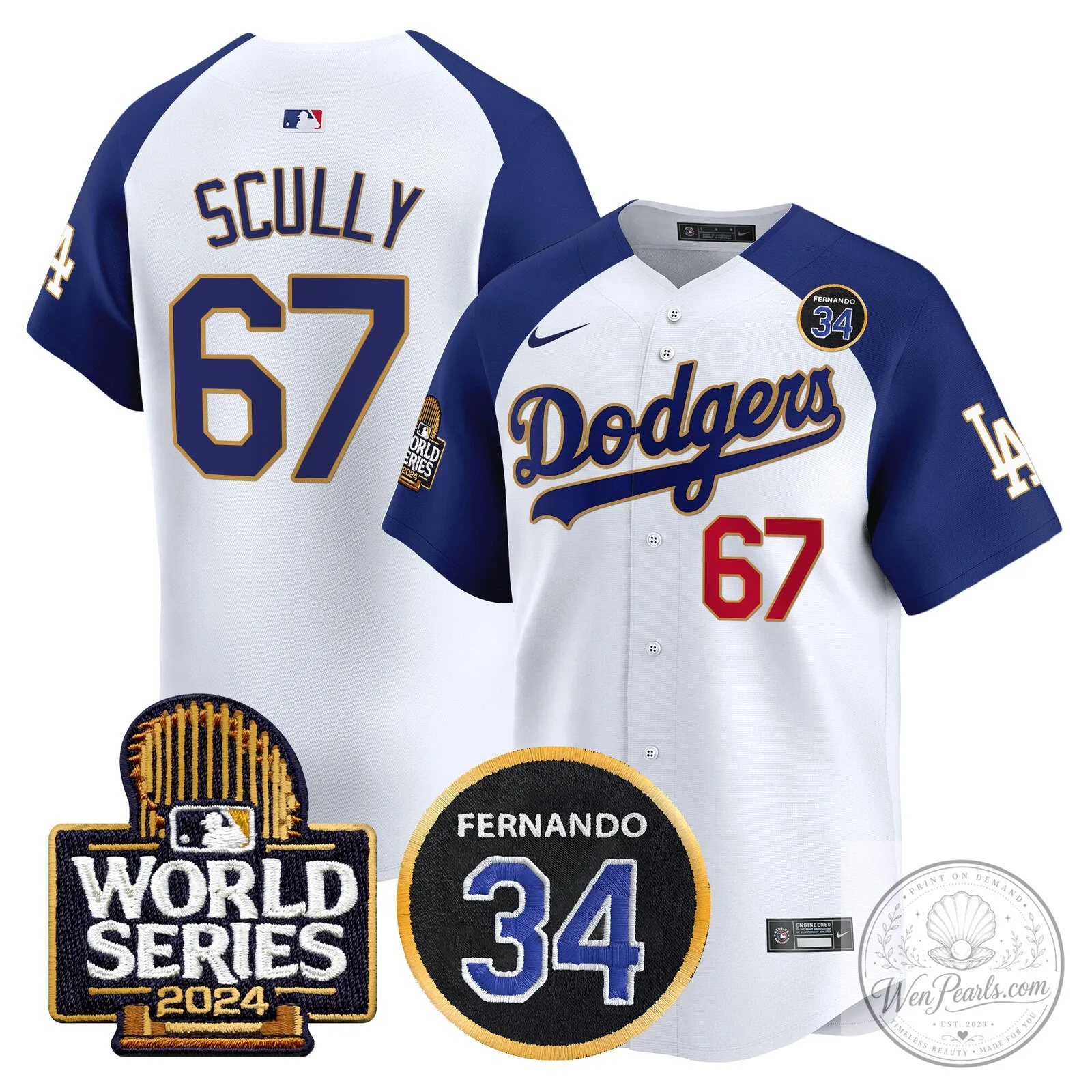 Dodgers Fernando Valenzuela Black Gold Number 34 World Series Baseball Jersey 99 Dodgers Fernando Valenzuela Black Gold Number 34 World Series Baseball Jersey