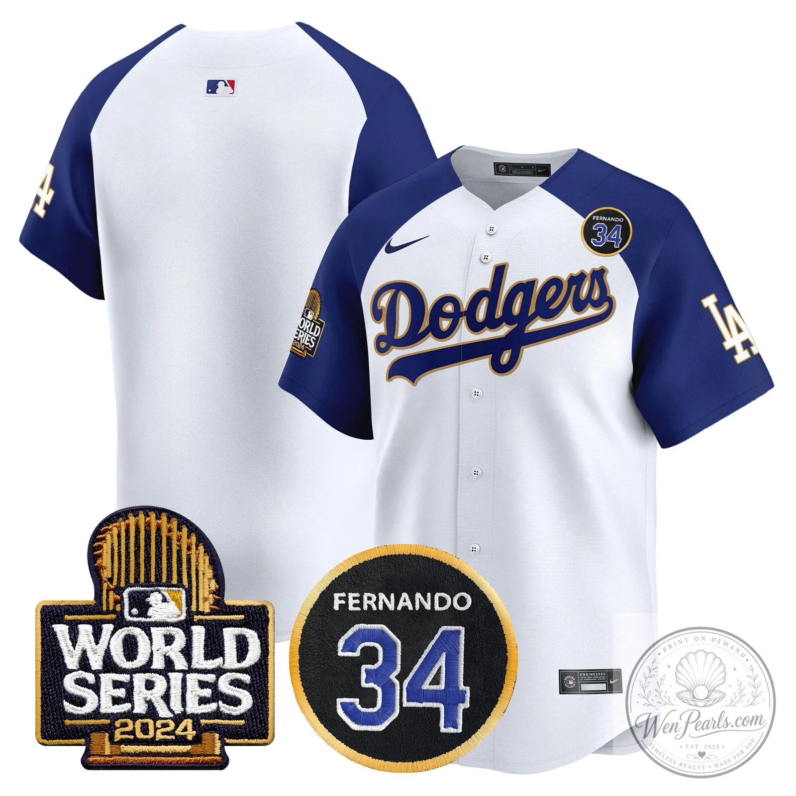 Dodgers Fernando Valenzuela Black Gold Number 34 World Series Baseball Jersey 103 Dodgers Fernando Valenzuela Black Gold Number 34 World Series Baseball Jersey