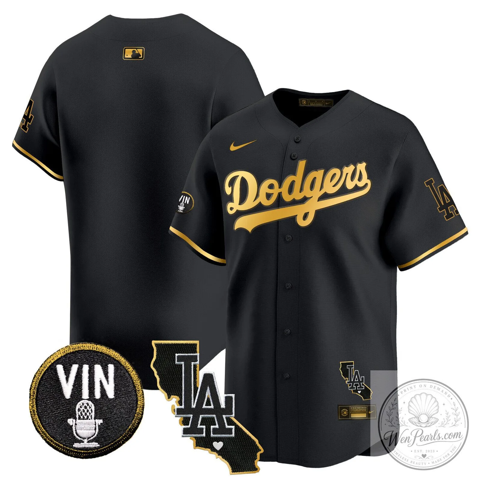 Los Angeles Dodgers Shohei Ohtani Black Gold Trim Baseball Jersey 63 Los Angeles Dodgers Shohei Ohtani Black Gold Trim Baseball Jersey