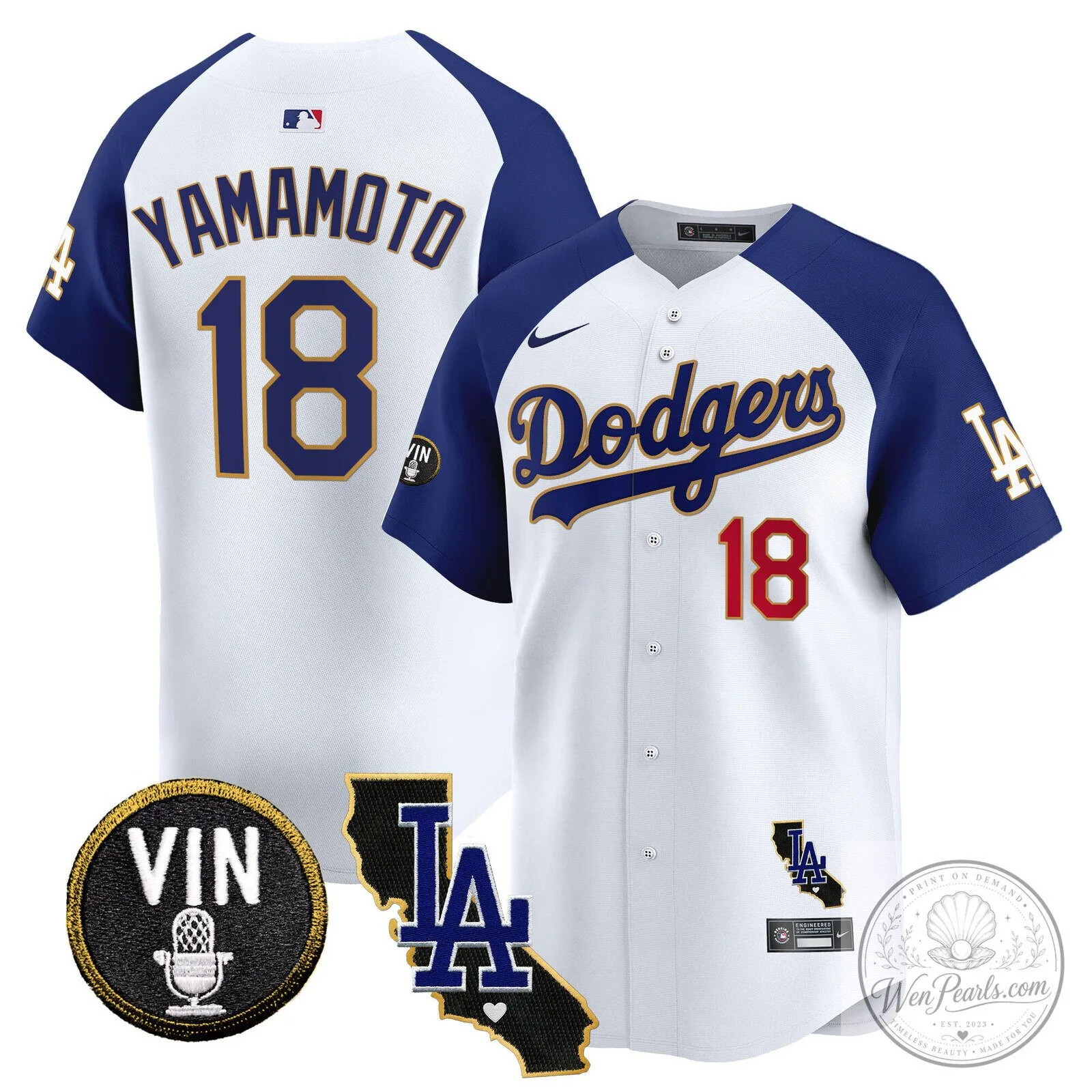 Los Angeles Dodgers Shohei Ohtani Black Gold Trim Baseball Jersey 100 Los Angeles Dodgers Shohei Ohtani Black Gold Trim Baseball Jersey