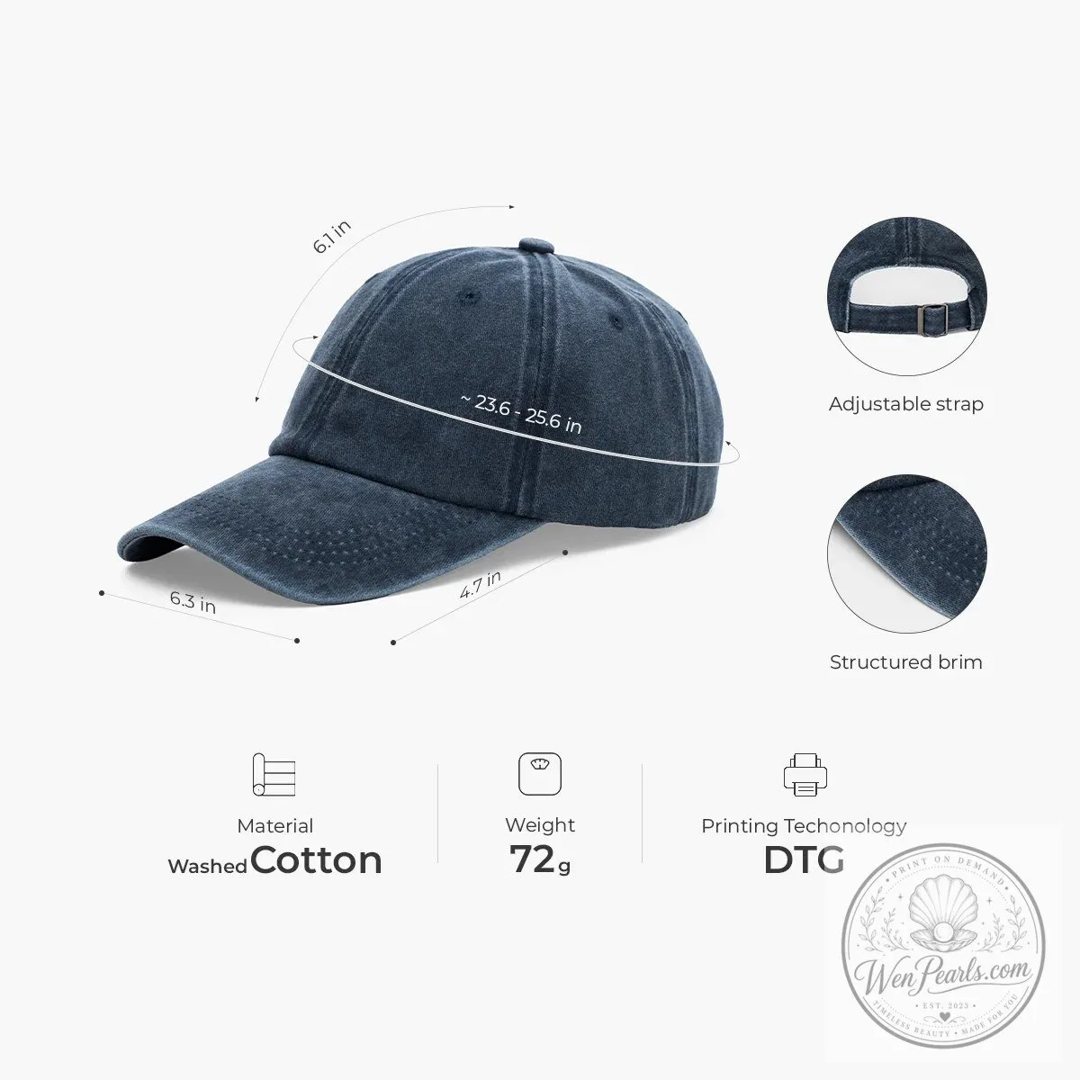 A Man And His Children A Bond That Can't Be Broken Washed Cotton Cap Hat 12 A Man And His Children A Bond That Can