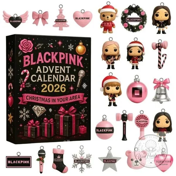 Blackpink Christmas in Your Area 2026 Holiday Advent Calendar with Ornaments