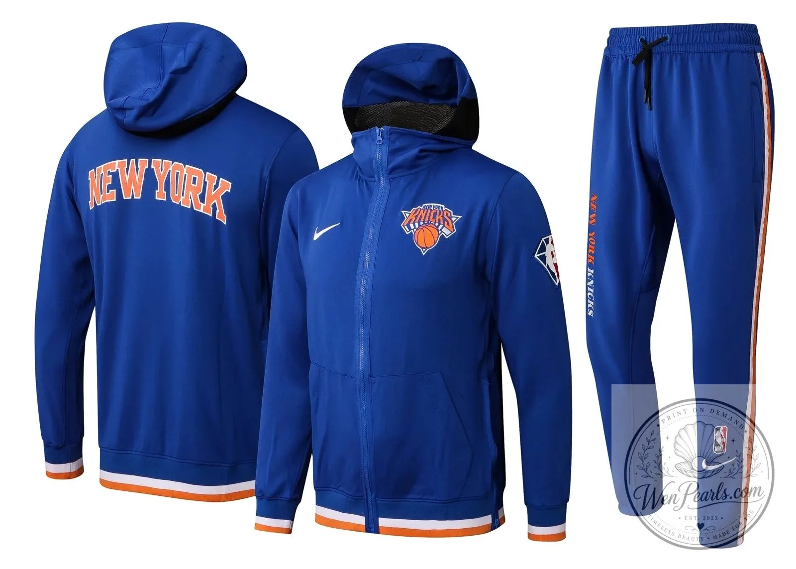 New York Knicks NBA Therma Flex Performance Hoodie