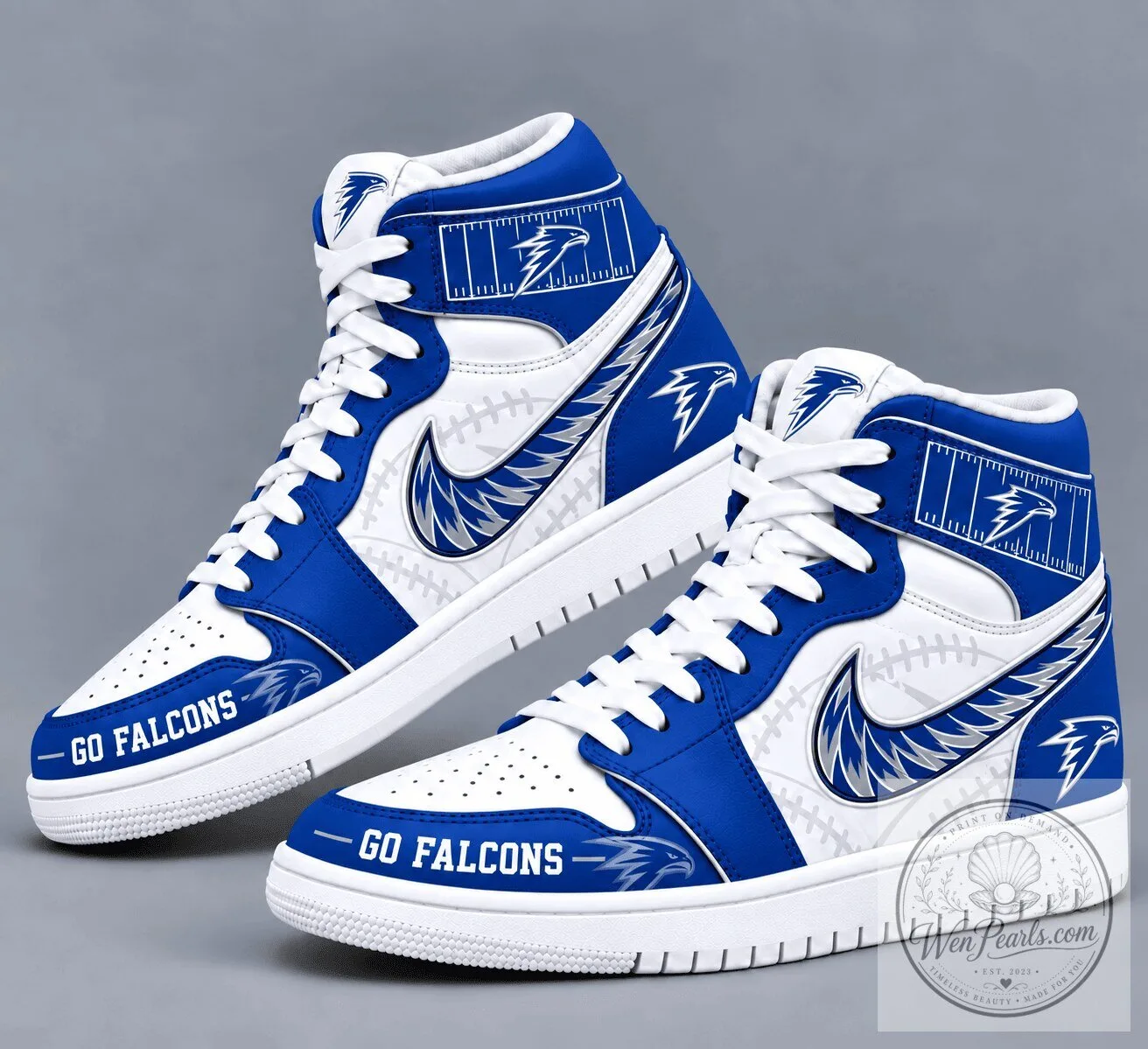 Air Force Falcons Team Spirit High-Top Sneakers Custom Shoes 5 Air Force Falcons Team Spirit High-Top Sneakers Custom Shoes