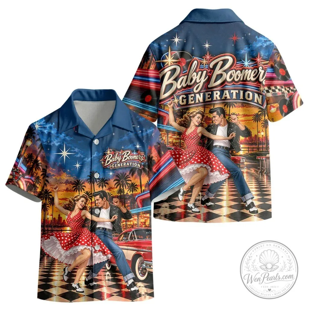 Baby Boomers Generation Vintage 1950s Rock and Roll Hawaiian Shirt 10 Baby Boomers Generation Vintage 1950s Rock and Roll Hawaiian Shirt