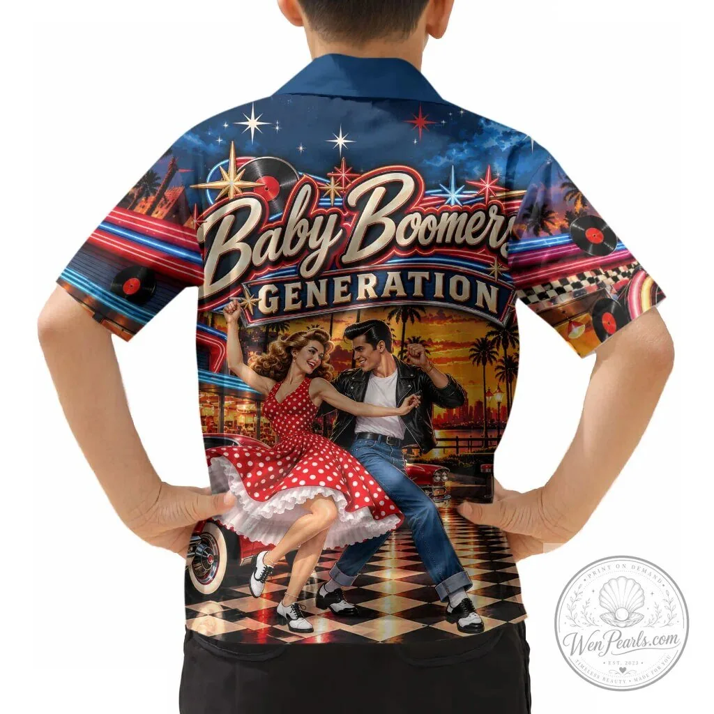 Baby Boomers Generation Vintage 1950s Rock and Roll Hawaiian Shirt 11 Baby Boomers Generation Vintage 1950s Rock and Roll Hawaiian Shirt