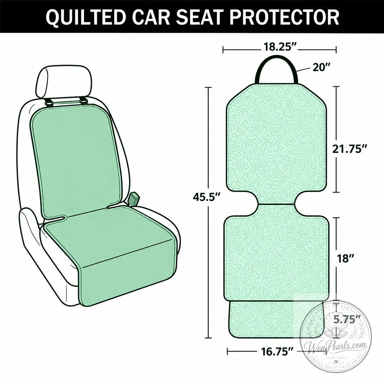 Wild Horse Freedom Quilted Car Seat Protector with Western Desert Landscape 8 Wild Horse Freedom Quilted Car Seat Protector with Western Desert Landscape