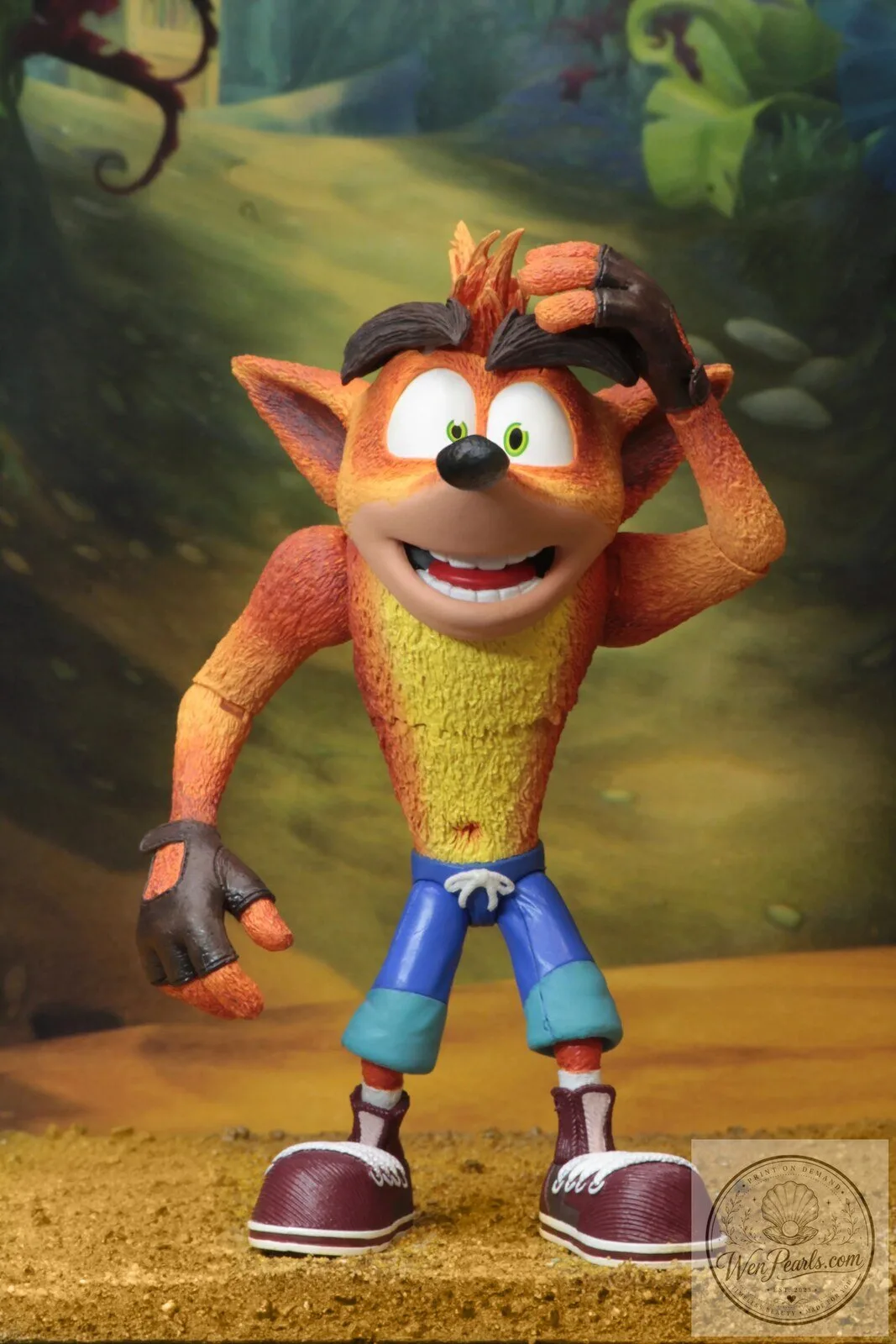 Crash Bandicoot Video Game Character Collectible Action Figure