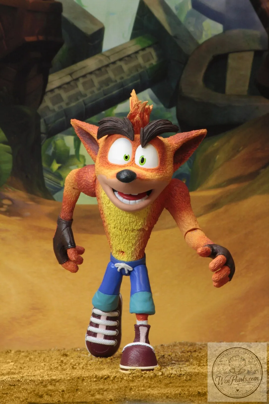 Crash Bandicoot Video Game Character Collectible Action Figure 12 Crash Bandicoot Video Game Character Collectible Action Figure