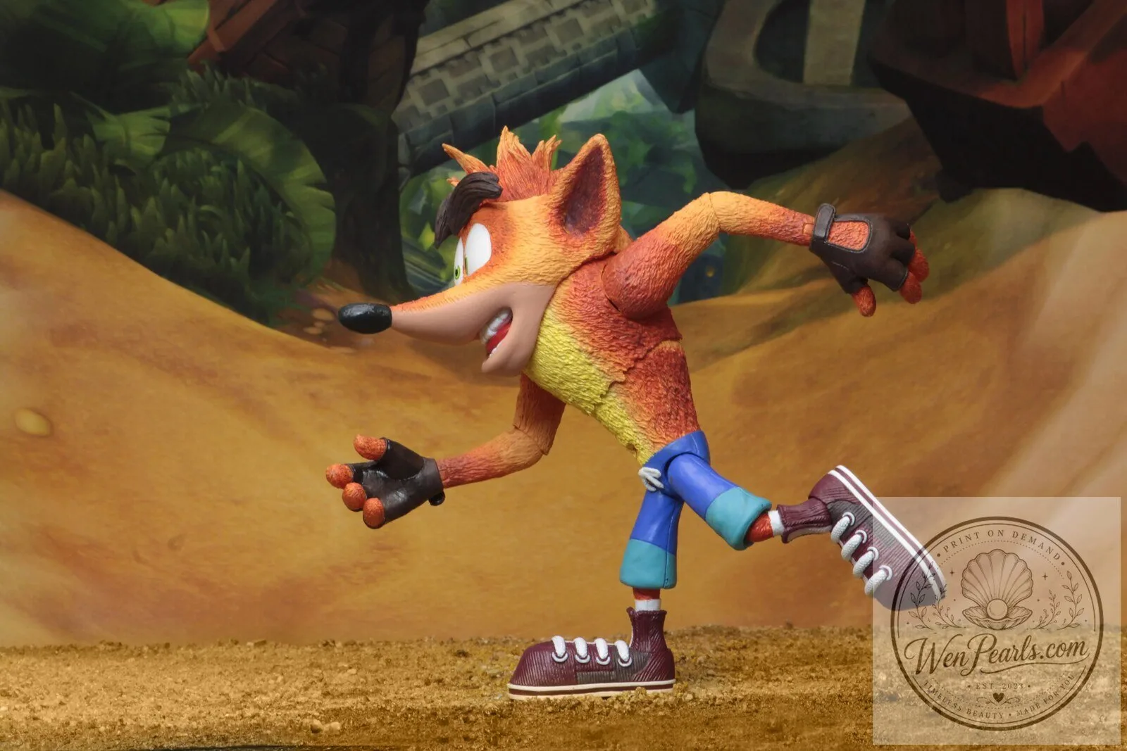 Crash Bandicoot Video Game Character Collectible Action Figure 16 Crash Bandicoot Video Game Character Collectible Action Figure
