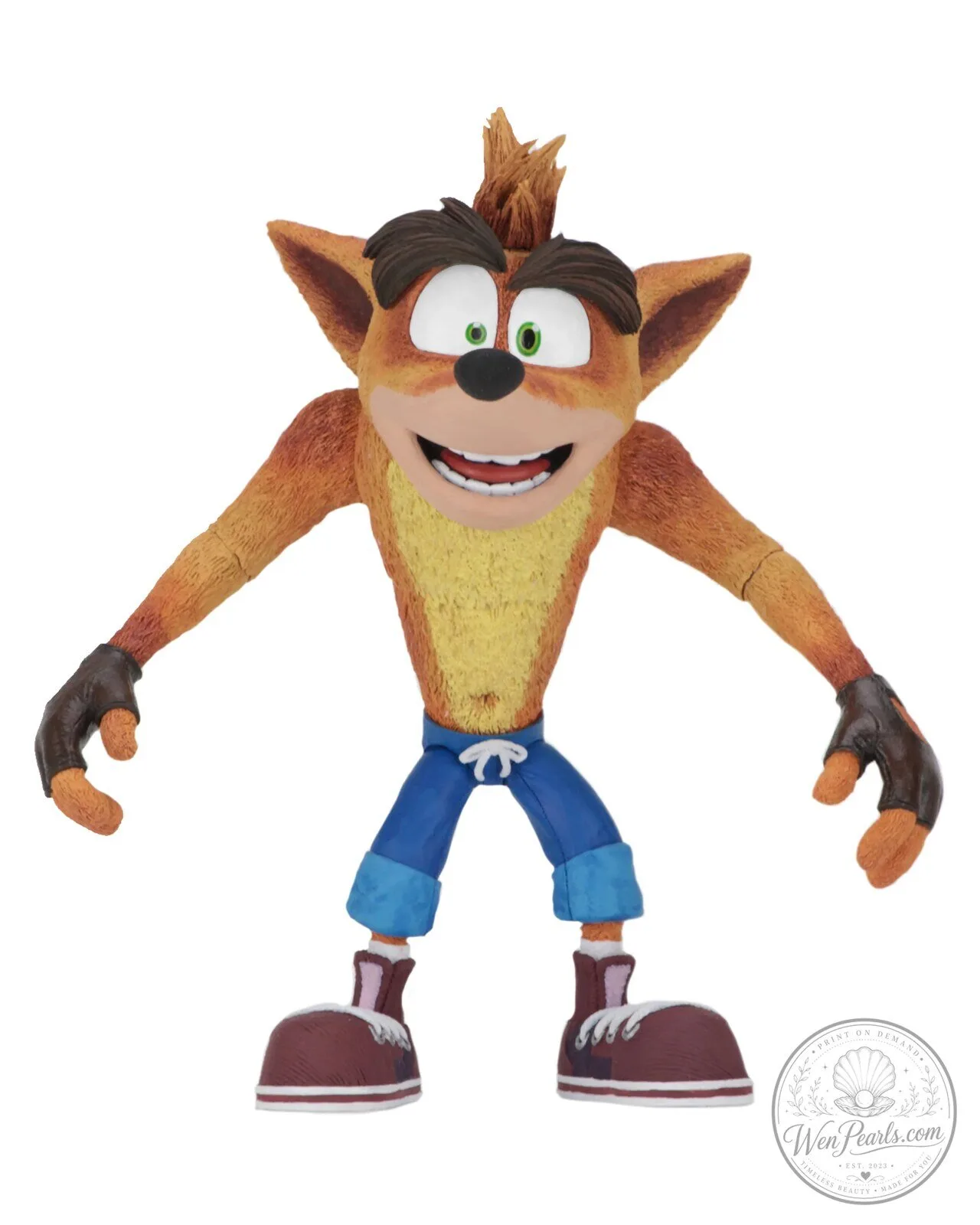 Crash Bandicoot Video Game Character Collectible Action Figure 17 Crash Bandicoot Video Game Character Collectible Action Figure