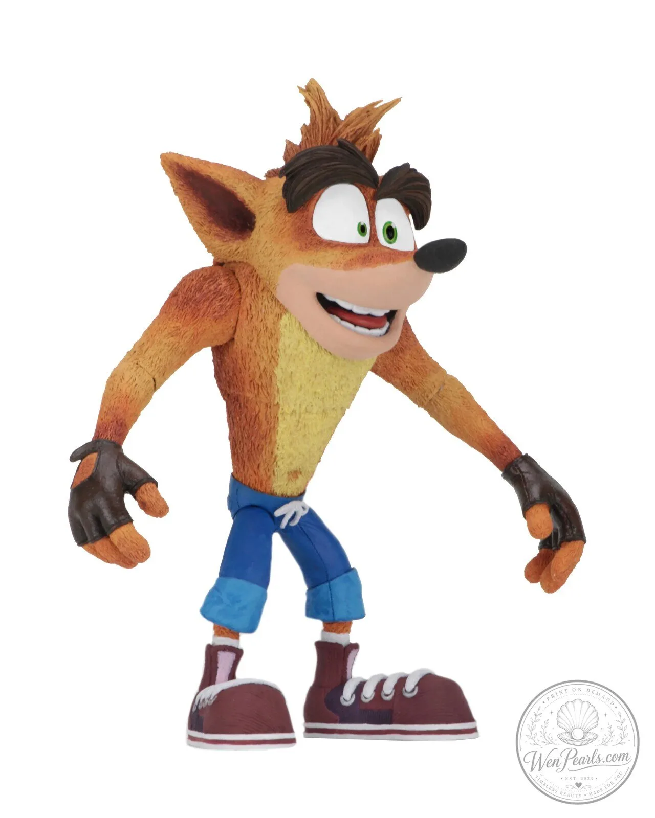 Crash Bandicoot Video Game Character Collectible Action Figure 18 Crash Bandicoot Video Game Character Collectible Action Figure