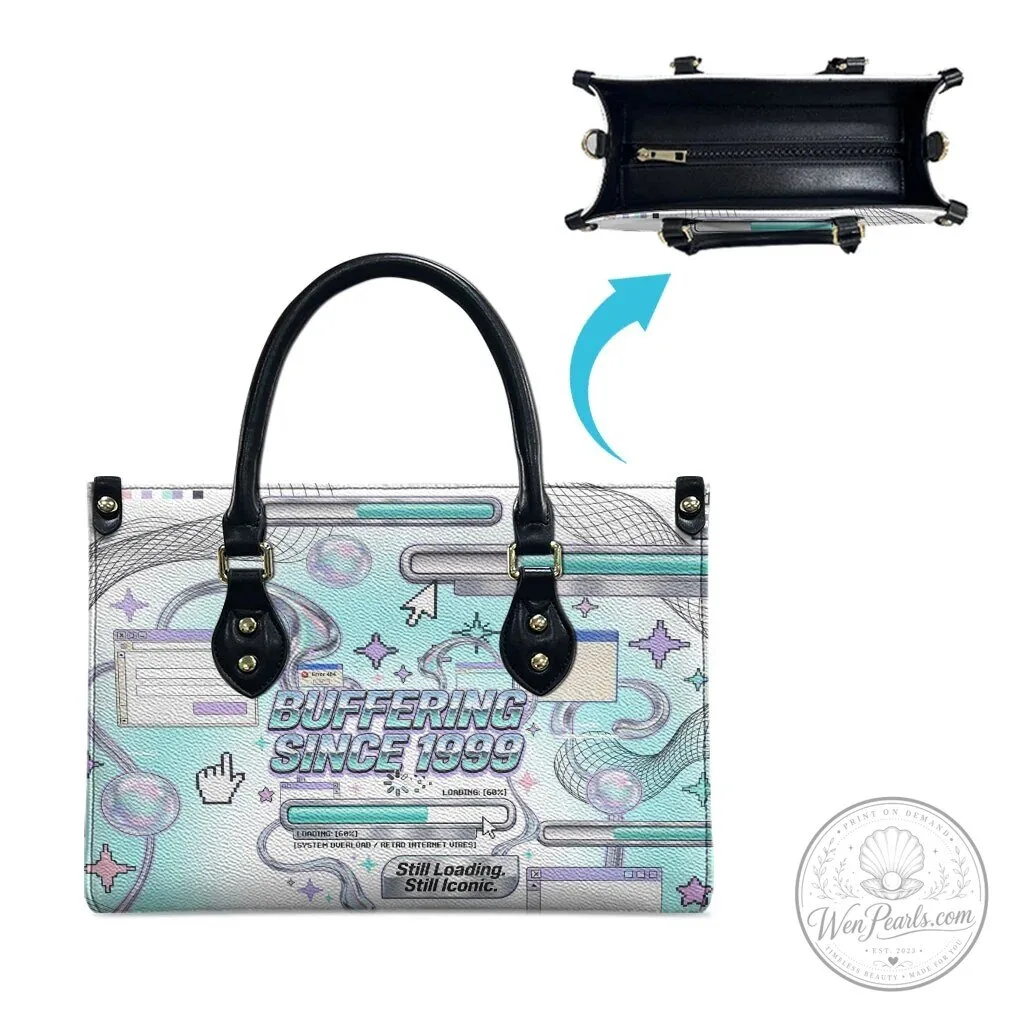 Buffering Since 1999 Y2K Retro Tech Vaporwave 90s Cyber Aesthetic Shoulder Bag 12 Buffering Since 1999 Y2K Retro Tech Vaporwave 90s Cyber Aesthetic Shoulder Bag