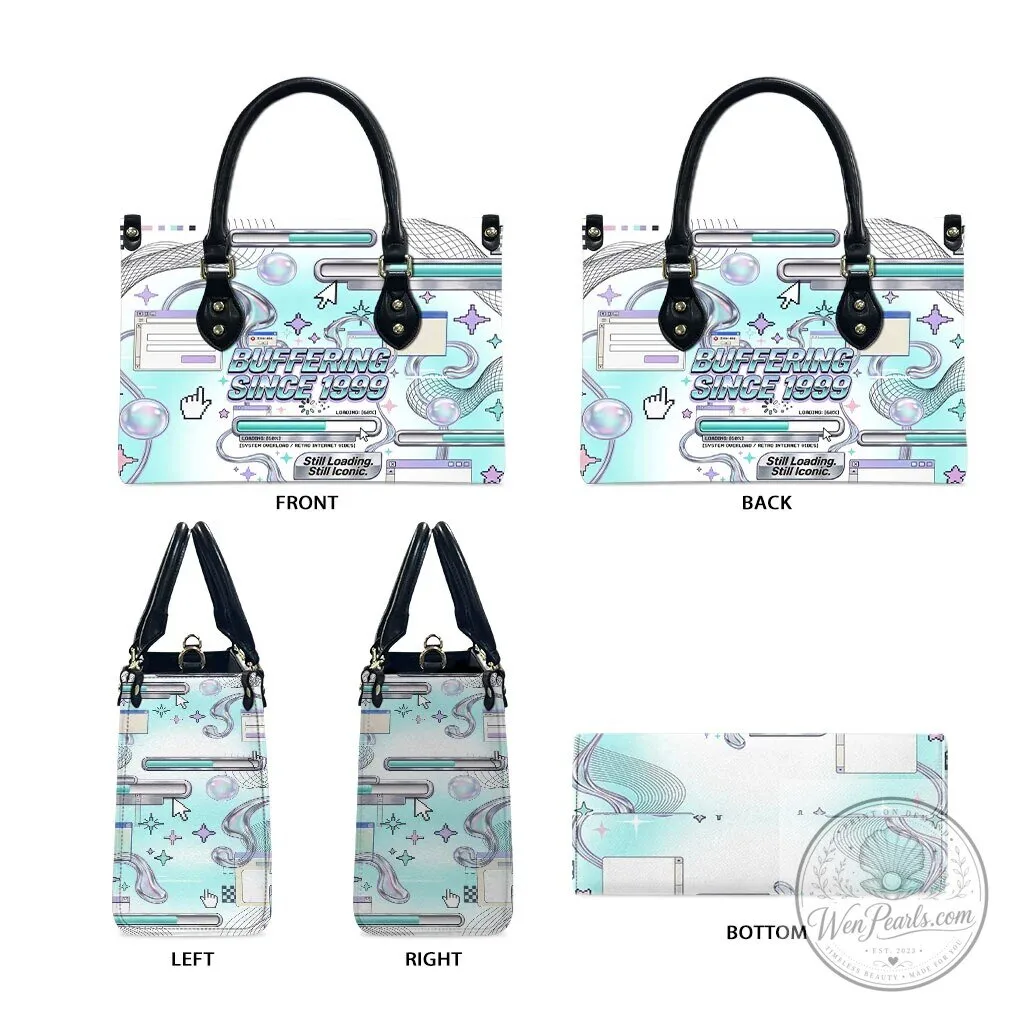 Buffering Since 1999 Y2K Retro Tech Vaporwave 90s Cyber Aesthetic Shoulder Bag 15 Buffering Since 1999 Y2K Retro Tech Vaporwave 90s Cyber Aesthetic Shoulder Bag