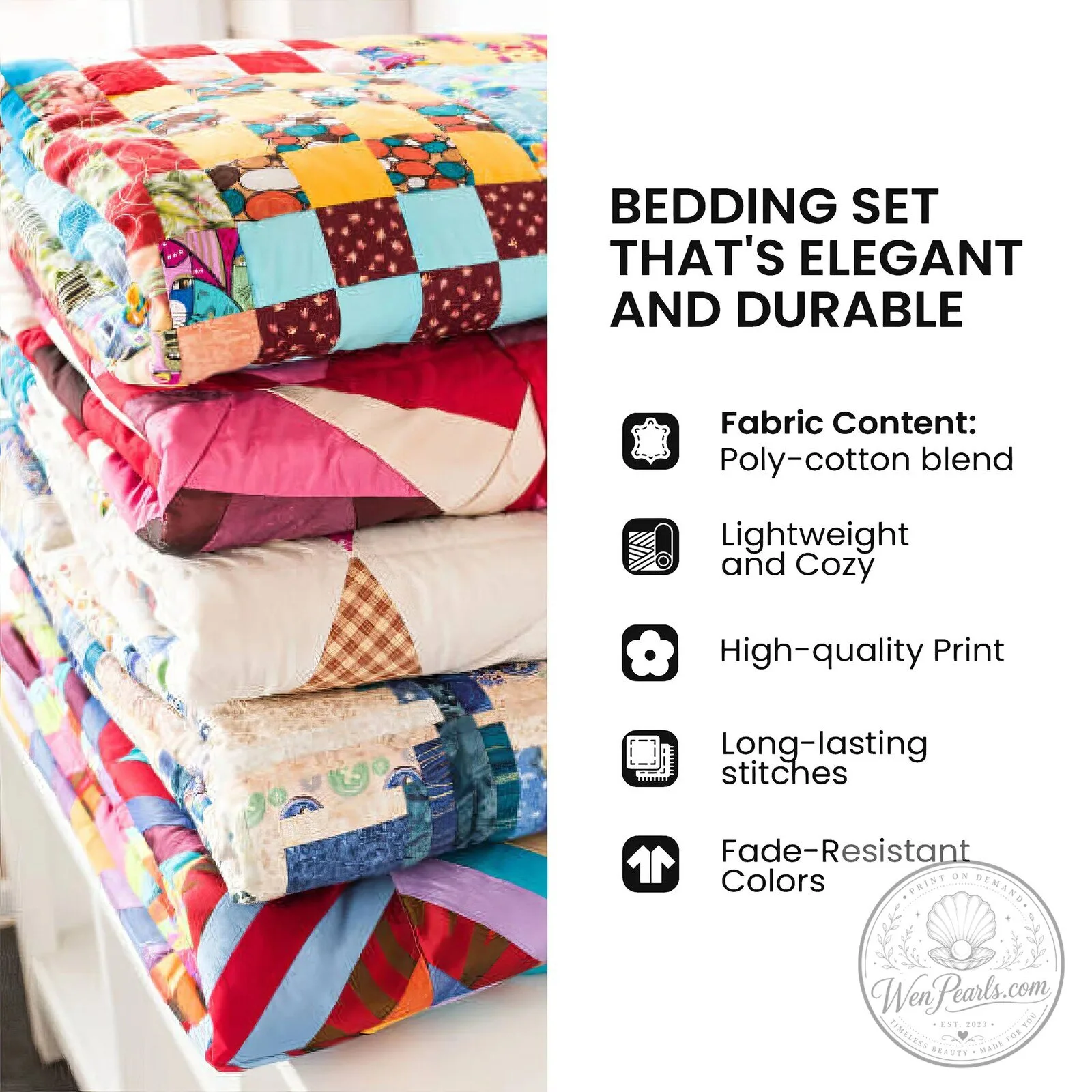 Rustic Bass Fishing Quilted Bedding Set with Pillow Shams 9 Rustic Bass Fishing Quilted Bedding Set with Pillow Shams