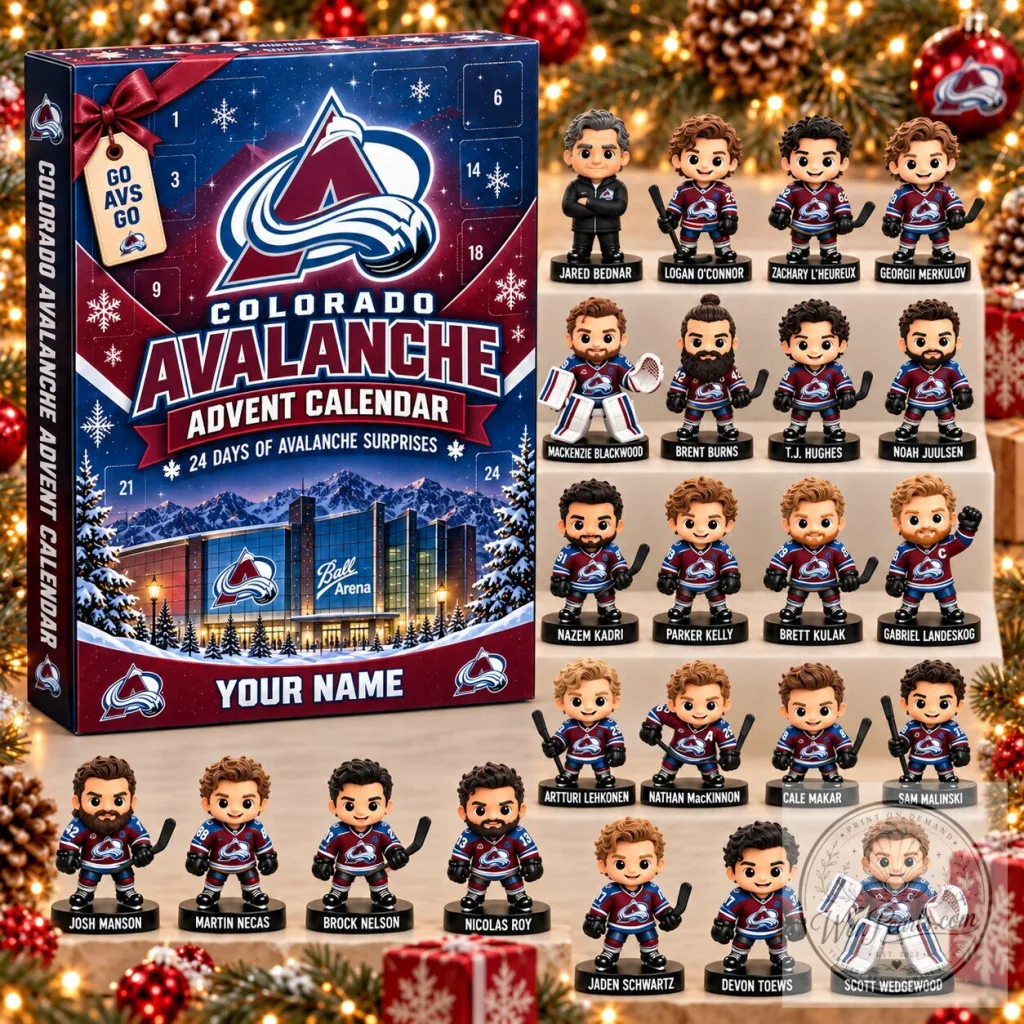 Colorado Avalanche National Hockey League 24 Days of Surprises Advent Calendar Colorado Avalanche National Hockey League 24 Days of Surprises Advent Calendar 2D