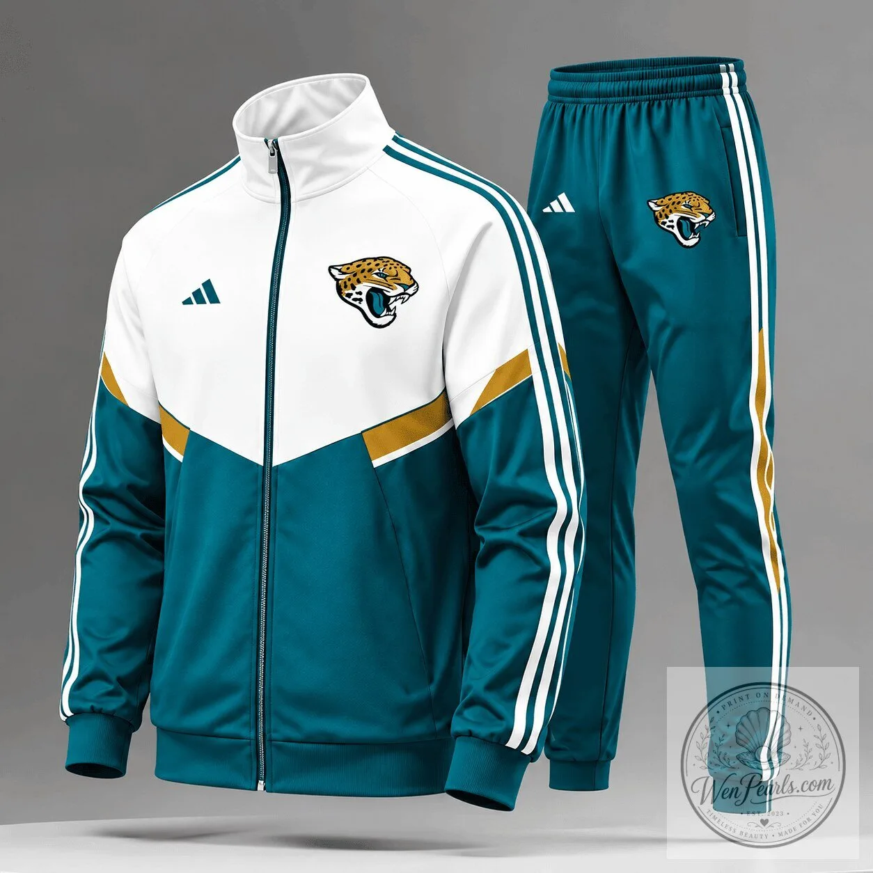 Jacksonville Jaguars NFL Team Spirit Tracksuit Jacket And Jogger Pants