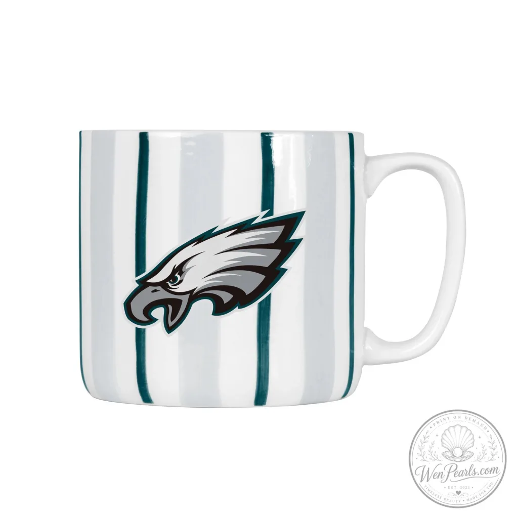 Philadelphia Eagles Football Team Logo Brush Stroke Coffee Mug Philadelphia Eagles Football Team Logo Brush Stroke Coffee Mug