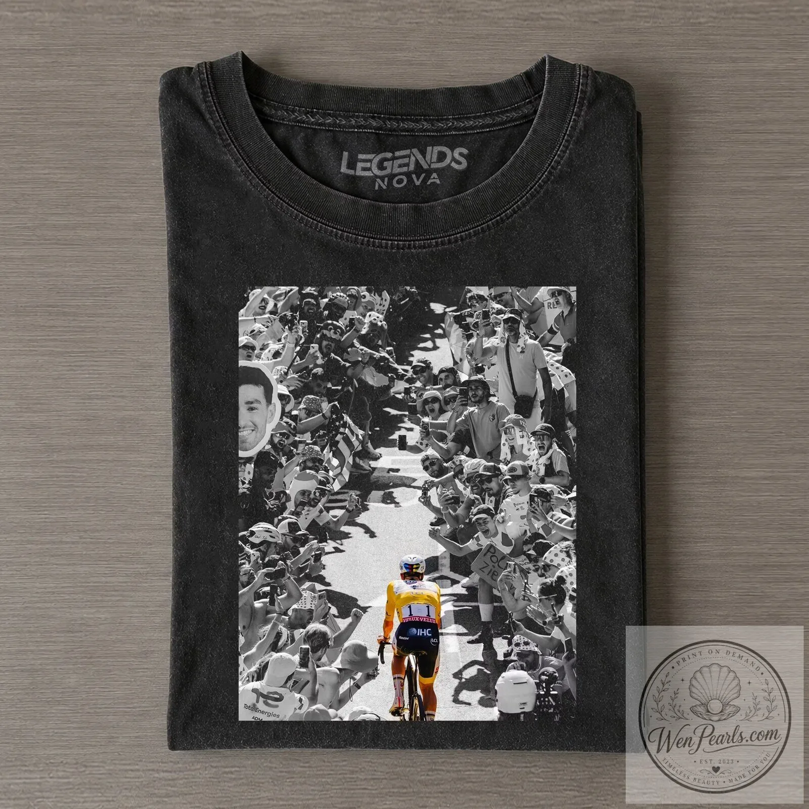 Tadej Pogačar Cycling Star Photo Graphic Print Unisex T-Shirt