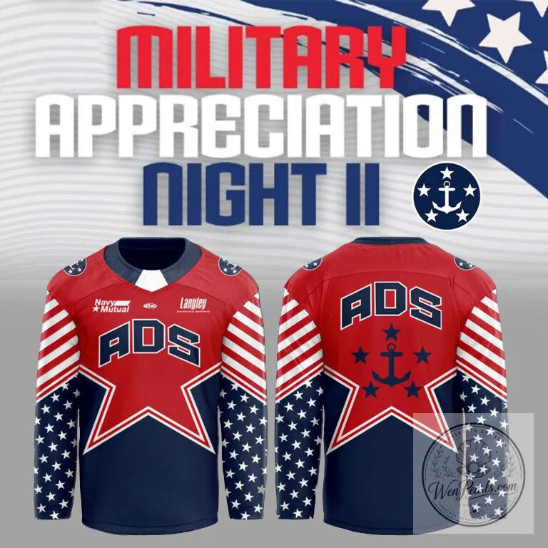 Hockey Jersey for Norfolk Admirals Military Appreciation Night II
