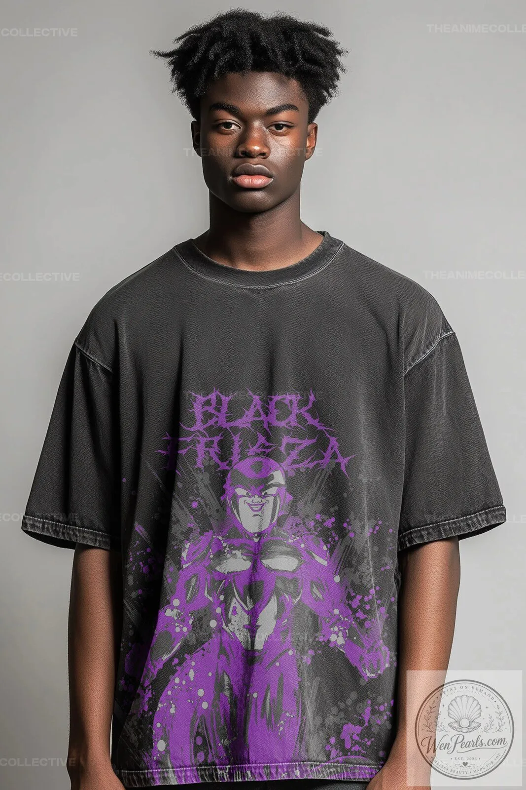 Black Frieza Dragon Ball Super Anime Manga Graphic T-Shirt