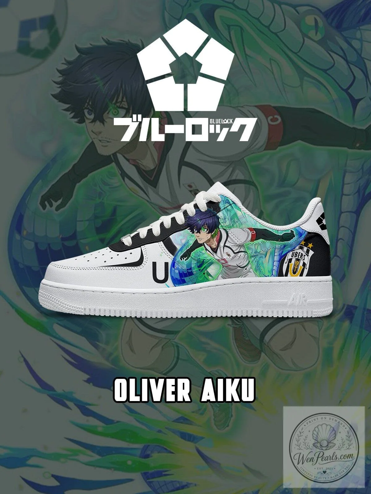 Oliver Aiku Blue Lock Anime Character White Shoes