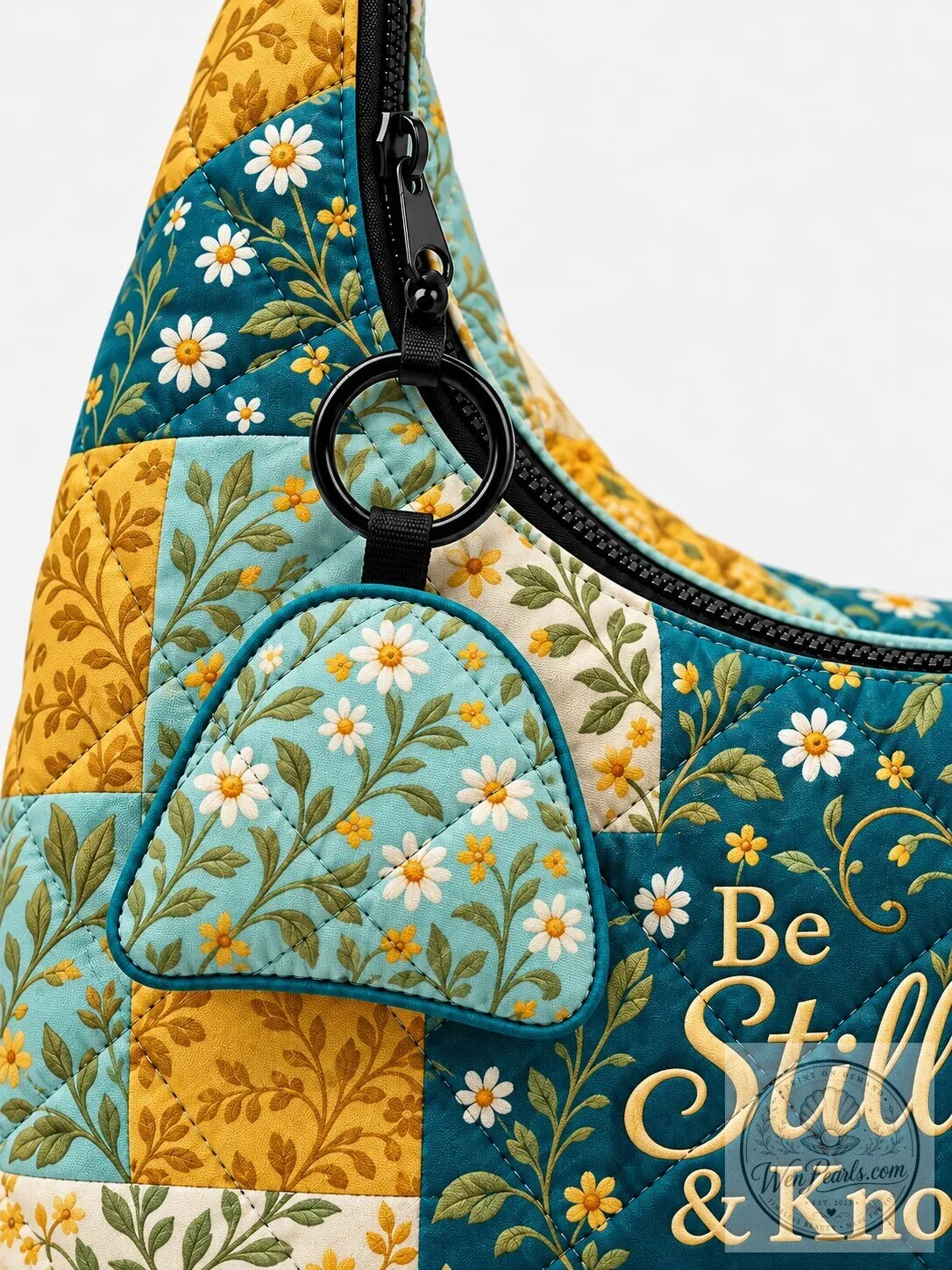 Be Still And Know That I Am God Psalm 46:10 Sunflower Dragonfly Quilted Hobo Bag 10 Be Still And Know That I Am God Psalm 46:10 Sunflower Dragonfly Quilted Hobo Bag