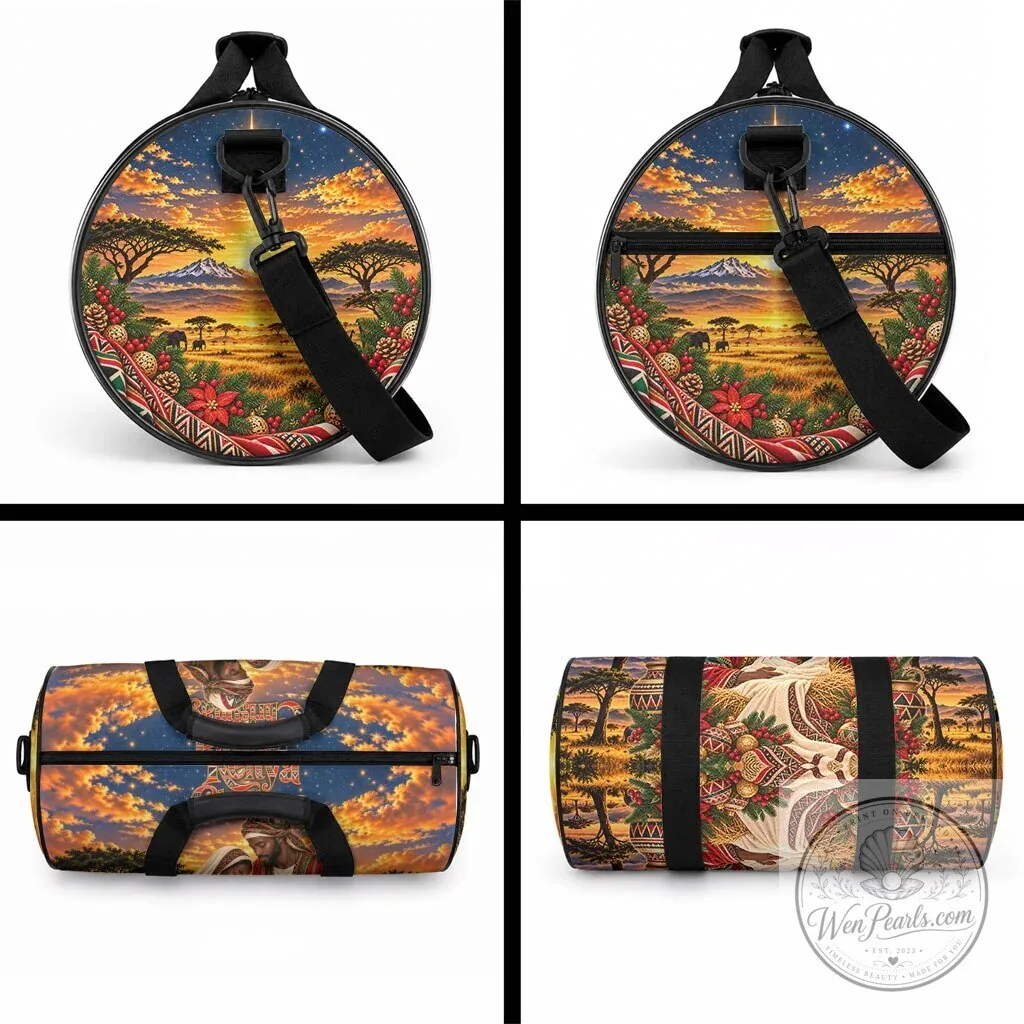 African American Holy Family Christmas Nativity Scene Duffle Bag 11 African American Holy Family Christmas Nativity Scene Duffle Bag