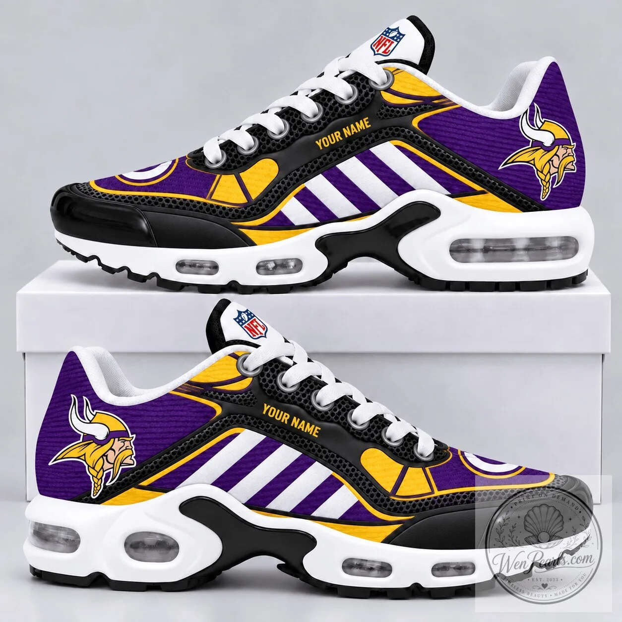 Minnesota Vikings Personalized Air Max Sneakers
