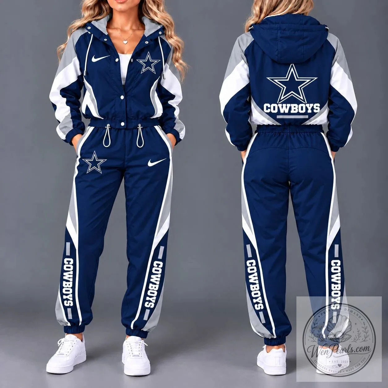 Dallas Cowboys NFL Team Pride Waterproof Windbreaker Tracksuit