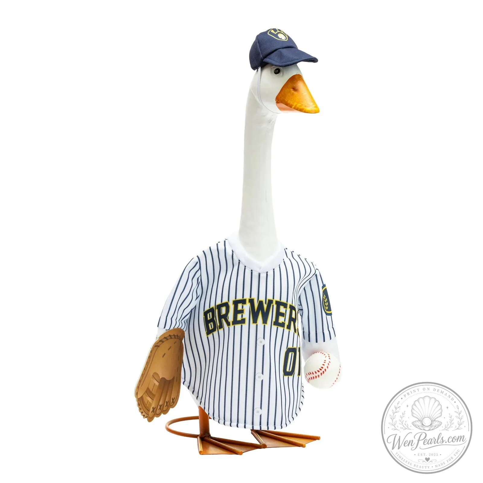 Milwaukee Brewers Baseball Goose Outfit 6 Milwaukee Brewers Baseball Goose Outfit