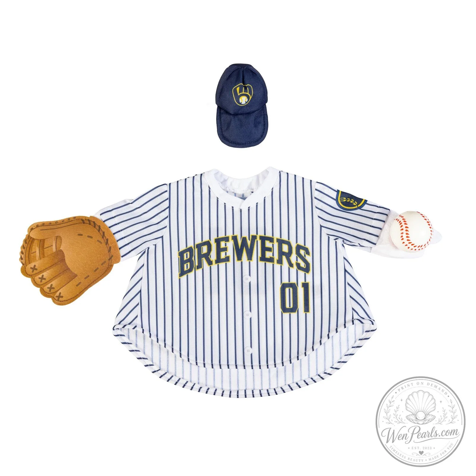 Milwaukee Brewers Baseball Goose Outfit 8 Milwaukee Brewers Baseball Goose Outfit