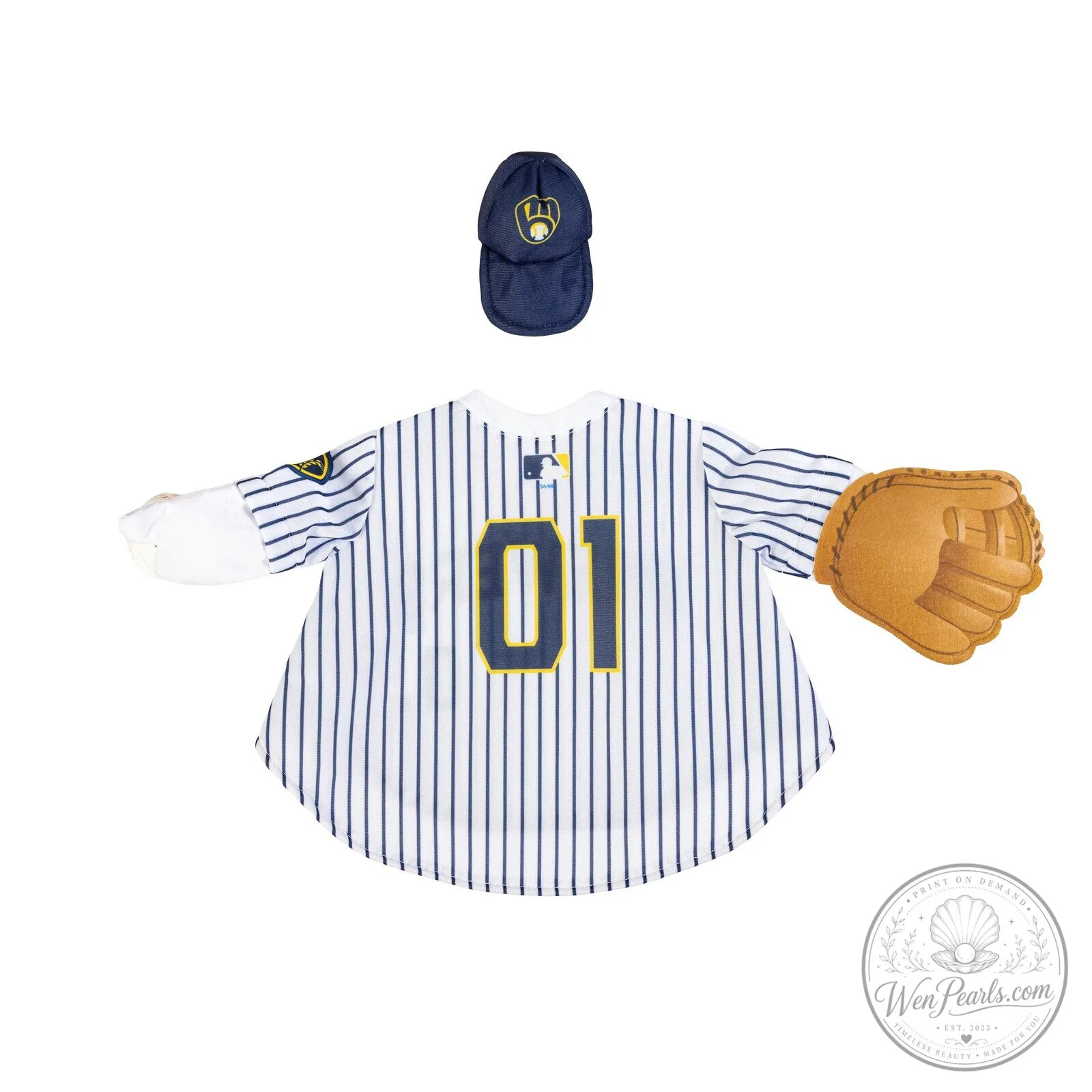 Milwaukee Brewers Baseball Goose Outfit 9 Milwaukee Brewers Baseball Goose Outfit