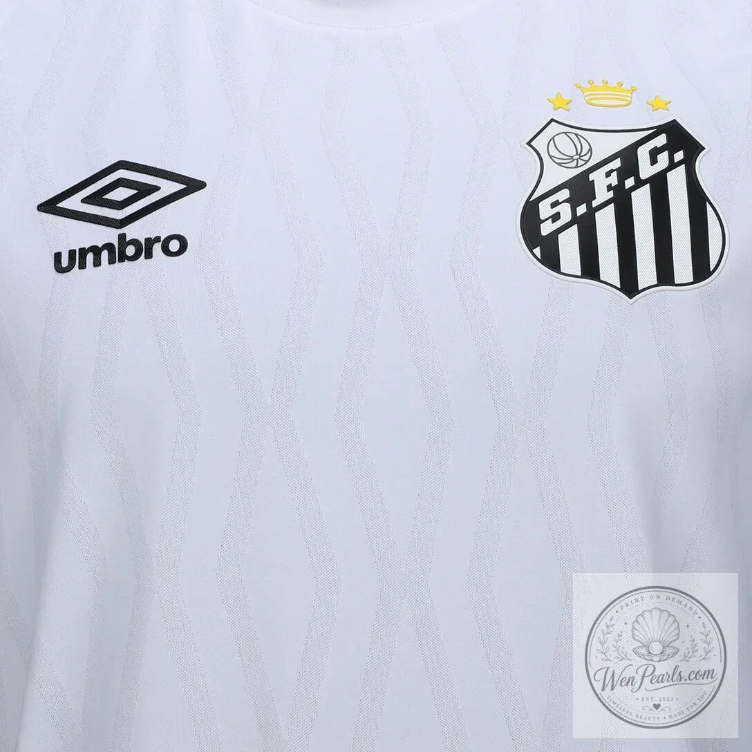 Santos FC Away Player Edition White Soccer Football Jersey 13 Santos FC Away Player Edition White Soccer Football Jersey