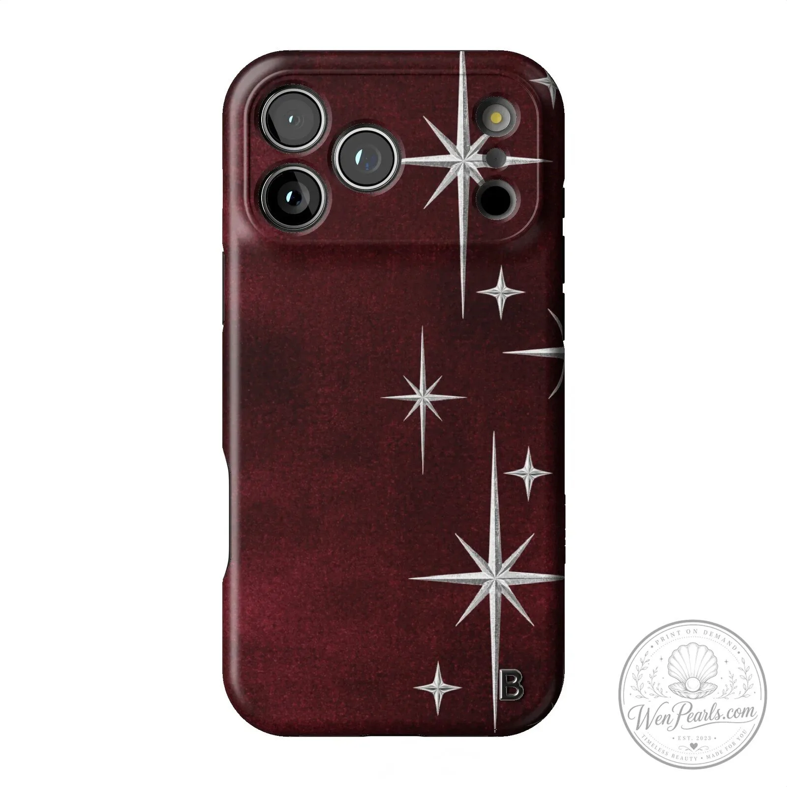 Ruby Night Starburst Design Protective Cover iPhone Case 11 Ruby Night Starburst Design Protective Cover iPhone Case