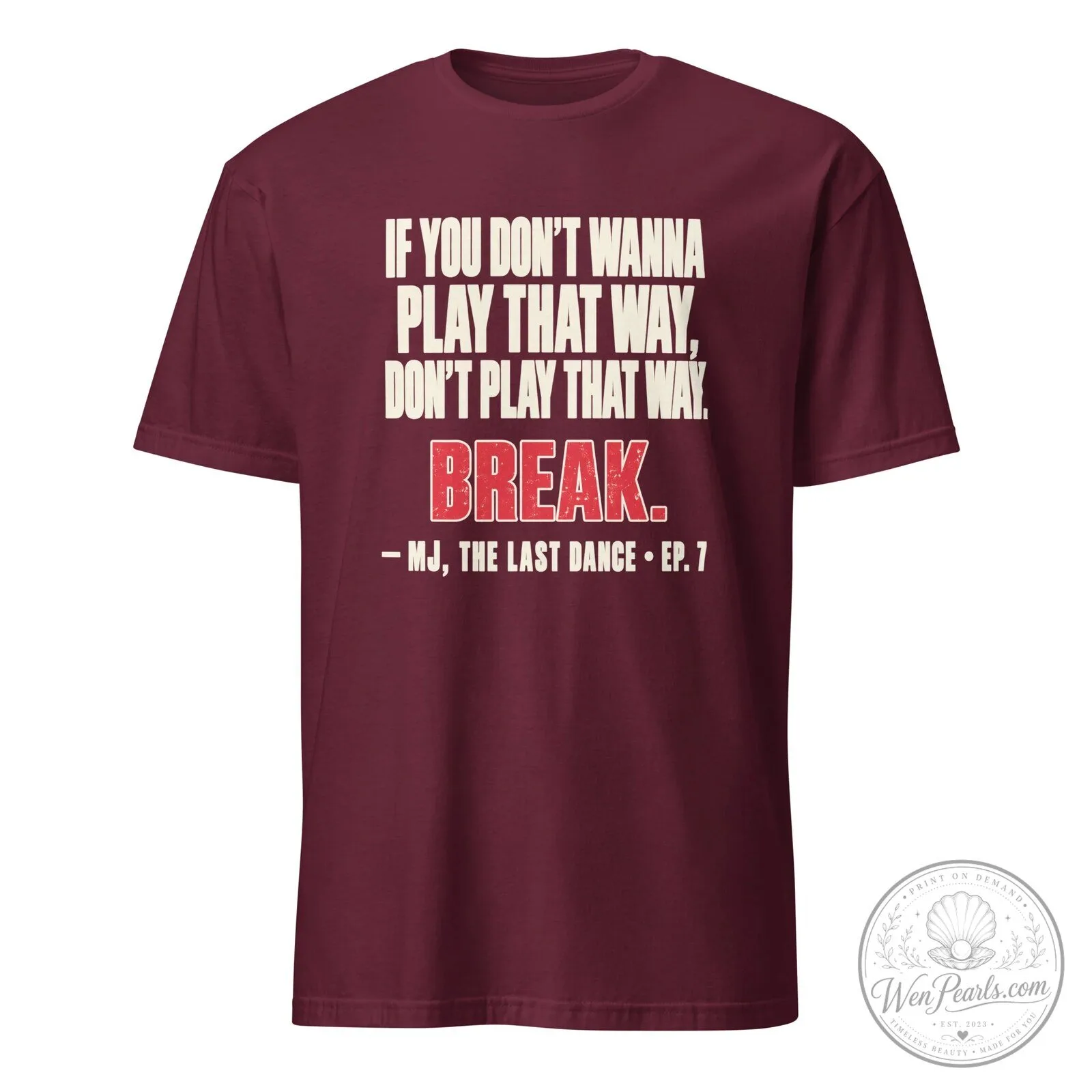 Michael Jordan The Last Dance Episode 7 Quote Break Black T-Shirt 8 Michael Jordan The Last Dance Episode 7 Quote Break Black T-Shirt