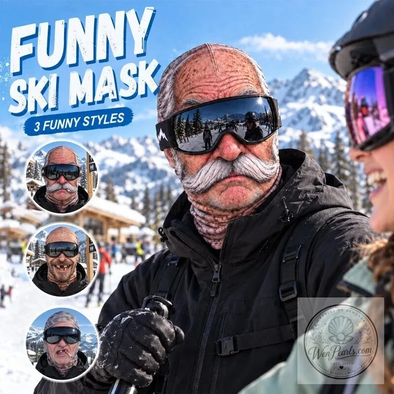 Funny Realistic Face Ski Mask Winter Party Gear