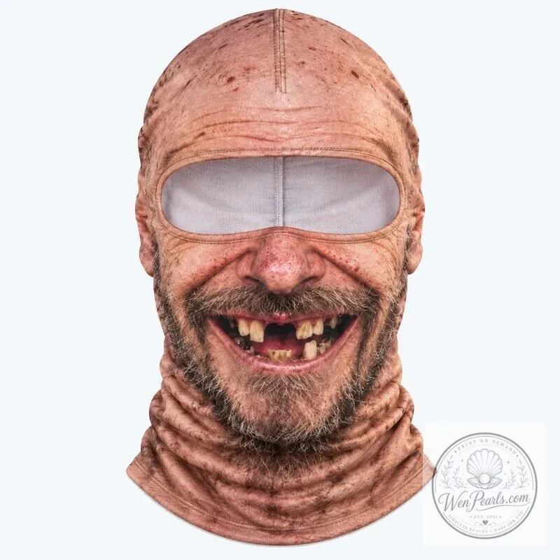 Funny Realistic Face Ski Mask Winter Party Gear 18 Funny Realistic Face Ski Mask Winter Party Gear
